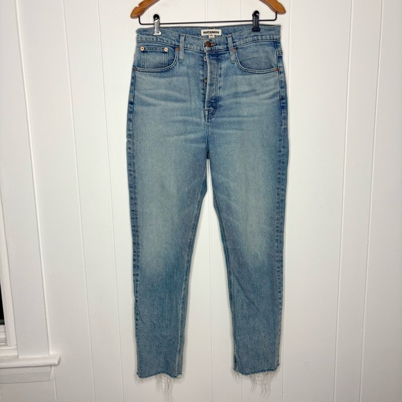Madewell Rivet & Thread Perfect Vintage Jeans in Ryerson Wash Women’s Size 29 - Picture 2 of 9